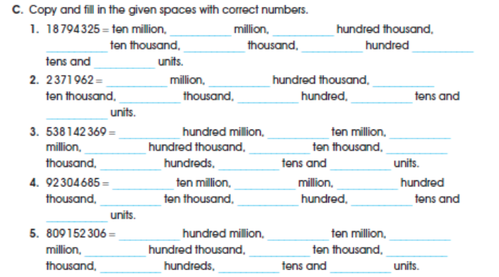 exercise on counting reading and writing exercise on counting reading and writing