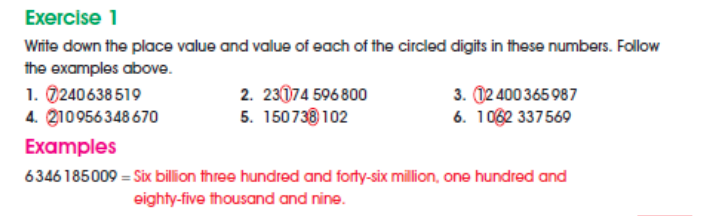 exercise counting reading and writing in billions exercise counting reading and writing in billions
