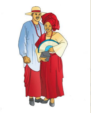 A marriage between an Urhobo man and a Nupe woman A marriage between an Urhobo man and a Nupe woman